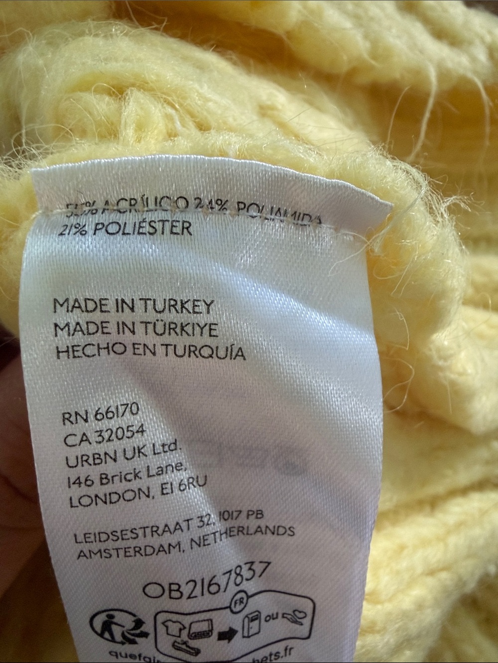 Anthropologie Pilcro Yellow Turtleneck size XS - Picture 7 of 11